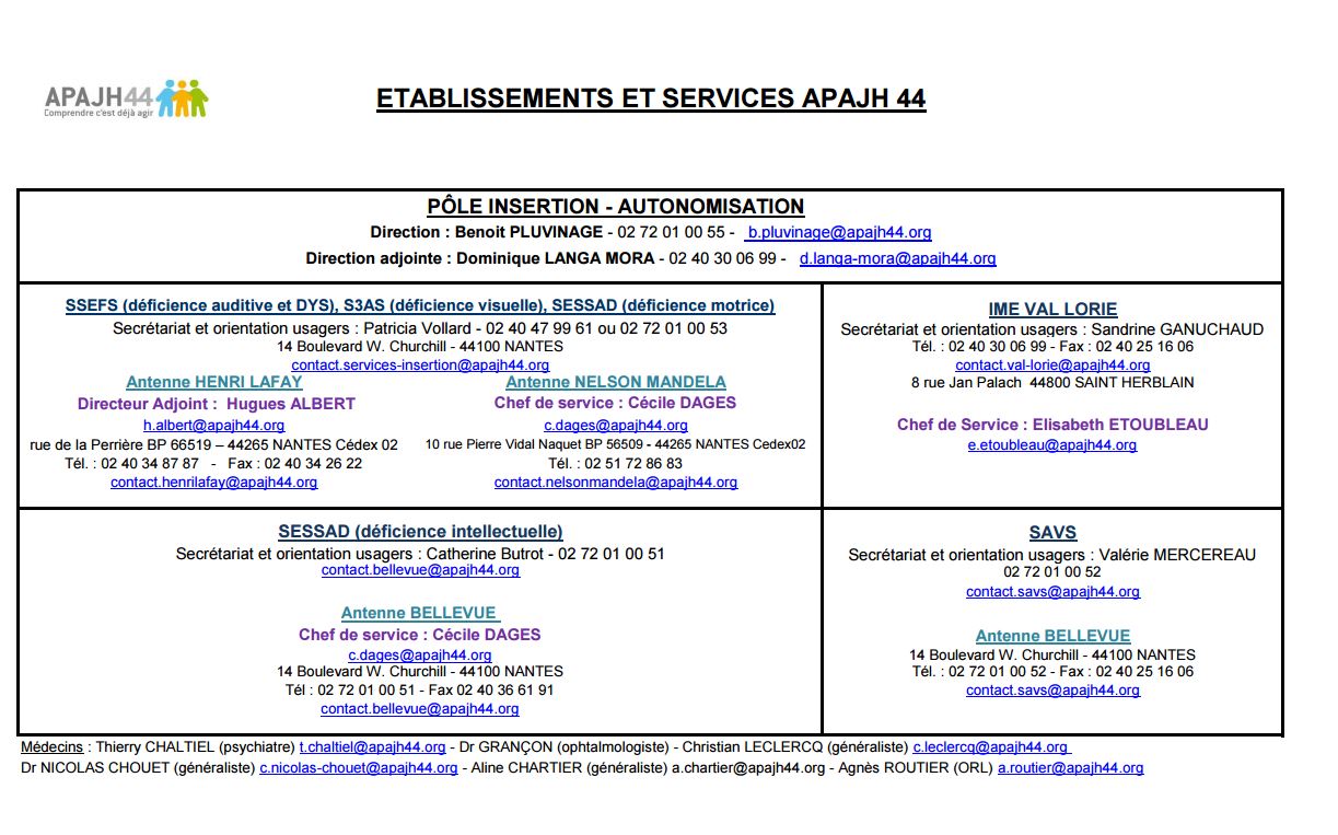 Apajh 44 S E S S A D Eugene Orieux Nantes Offre D Emploi Reseauprosante Fr